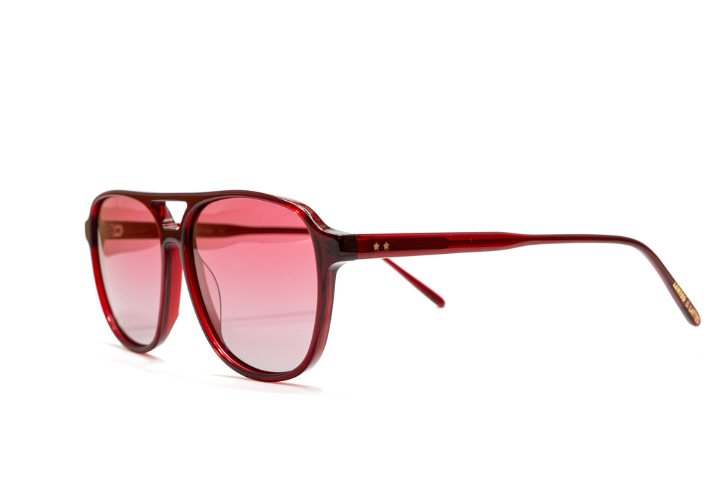 Gafas de sol Bold Rojo — vista lateral