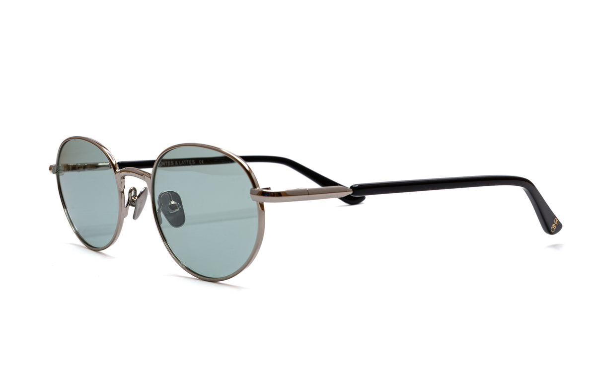 Gafas de sol Cortado Plata — vista lateral