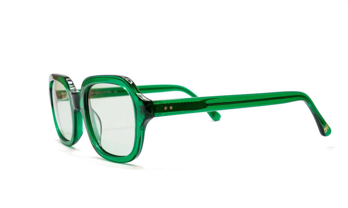 Gafas de sol Decaf Verde — vista lateral